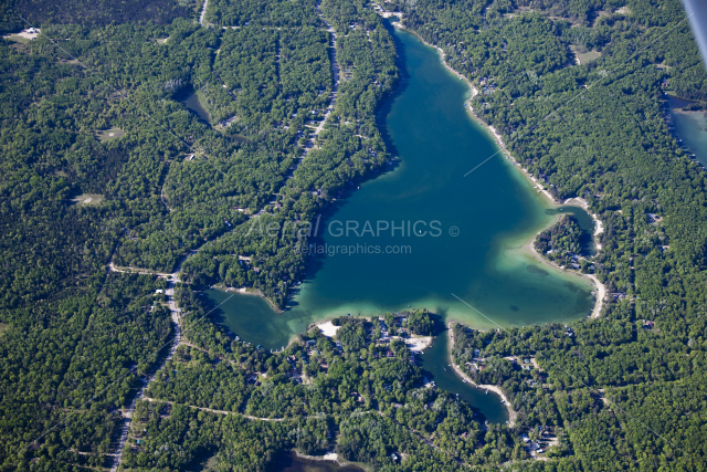 Little Bear Lake in Otsego County, Michigan